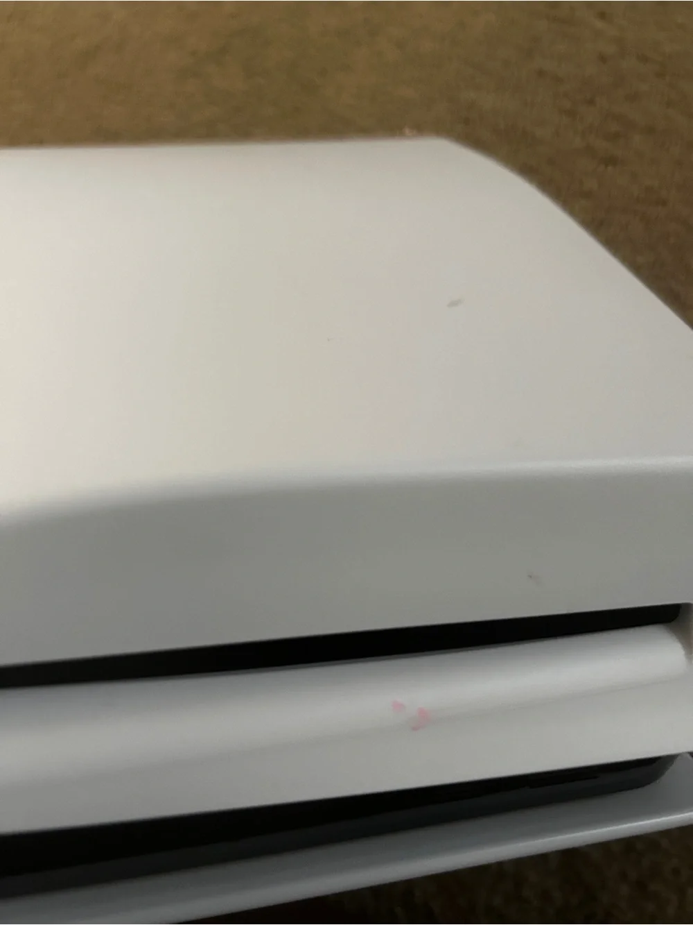 Sony White PlayStation 5 Console Disc series. Top Panel - Modern Gaming Hardware